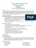 CV - Practicante Profesional Ana Carla Chavez