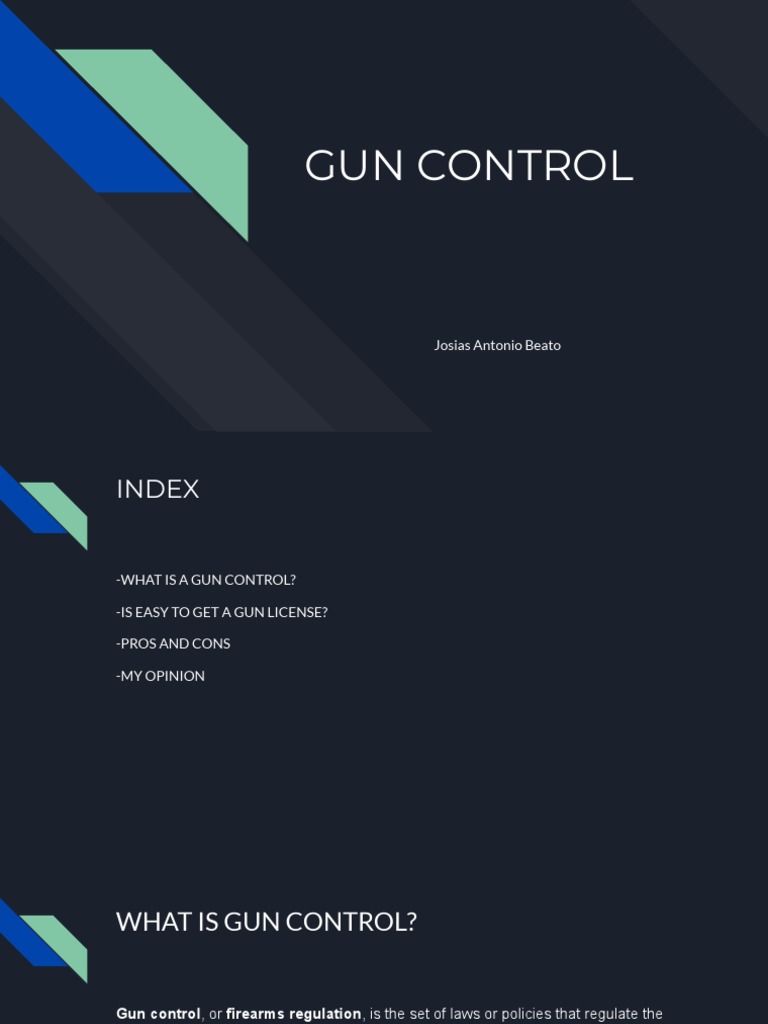 Understanding Gun Control Laws and Opinions | PDF | Lifestyle
