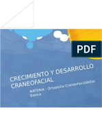 Crecimiento y Desarrollo Craneo Facial