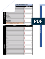 Planilha Gastos Manutenção 2022