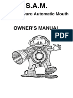 Owner'S Manual: The Software