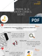 Día Mundial de La Prevención Contra El Suicidio