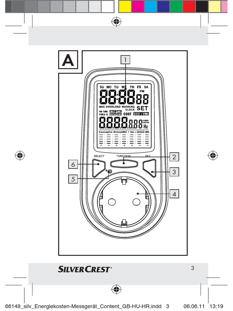 Energy Cost Monitor User Manual | PDF | Mains Electricity | Ac Power ...