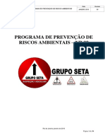 Programa de Prevenção de Riscos Ambientais da SETA Inspeção Veicular