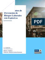 Manual de Procedimientos de Prevencion de Riesgos Laborales Con Explosivos