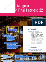 ANTÍGONA. Evaluación Final 1. Nov-Dic 22