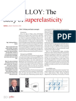 Sentalloy The History of Elasticity