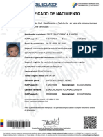 CertificadoNacimientoLopezErazoEmilio