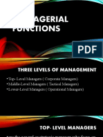 Managerial Functions