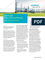 PSS CAPE RelaySetting DataSheet