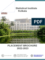 ISI Placement Brochure 2022-23