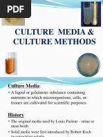 Culture Media & Culture Methods | PDF | Growth Medium | Bacteria