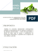 Economia Internacional, Sesion 1