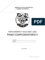 Dossier 2°ciclo Piano V