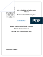 Actividad 1, Derechos Humanos