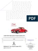 RENAULT Fault Codes DTC - Car PDF Manual, Wiring Diagram & Fault Codes DTC