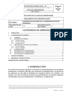 Guia 1 - Fundamentos - Conceptualizacion de La Administracion de Empresas