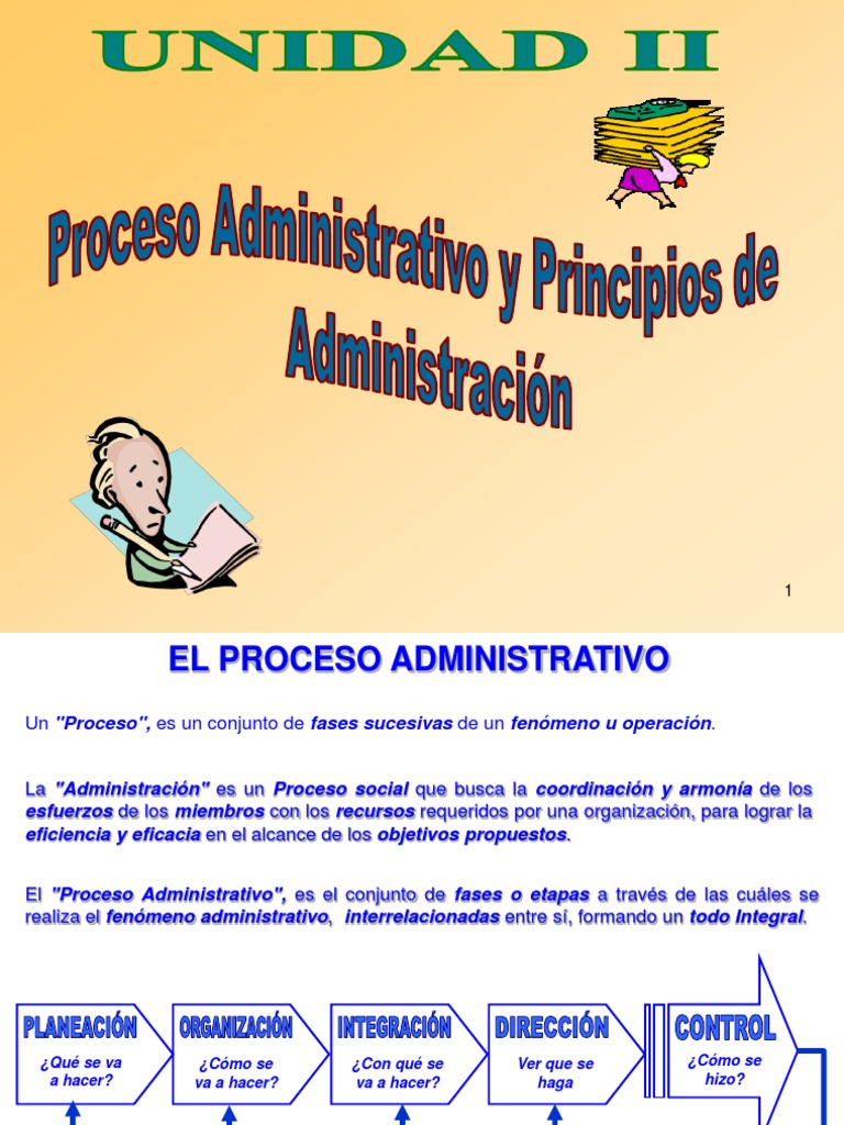 Presentación de Proceso Administrativo PDF Planificación