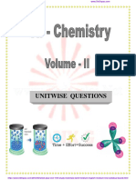 31 11th Chemistry Unit Wise Questions English Medium