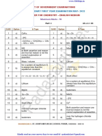 11th Chemistry EM Answer Keys For Public Exam 2022 English Medium PDF Download 1