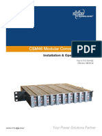 CSM46 Modular Converter System: Installation & Operation Manual