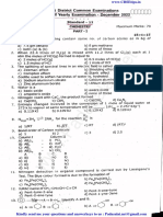 11th Chemistry EM Half Yearly Exam 2022 Original Question Paper Thenkasi District English Medium PDF Download