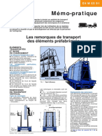 OPPBTP E4M591 Remorques Transport Elements Prefabriques