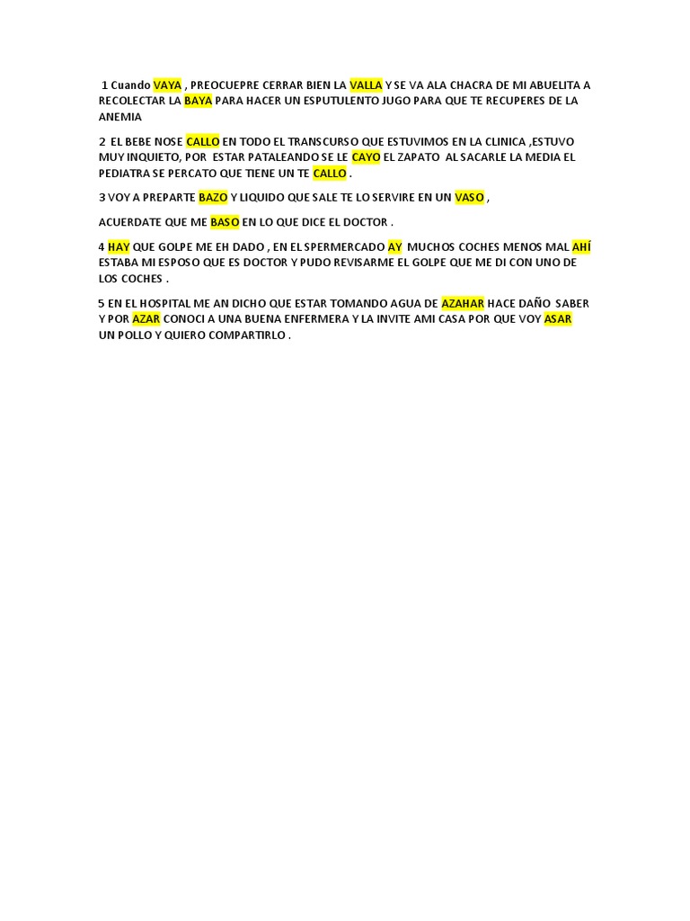 ORACIONES | PDF