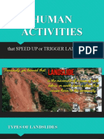 HUMAN ACTIVITIES That Speed Up Landslides