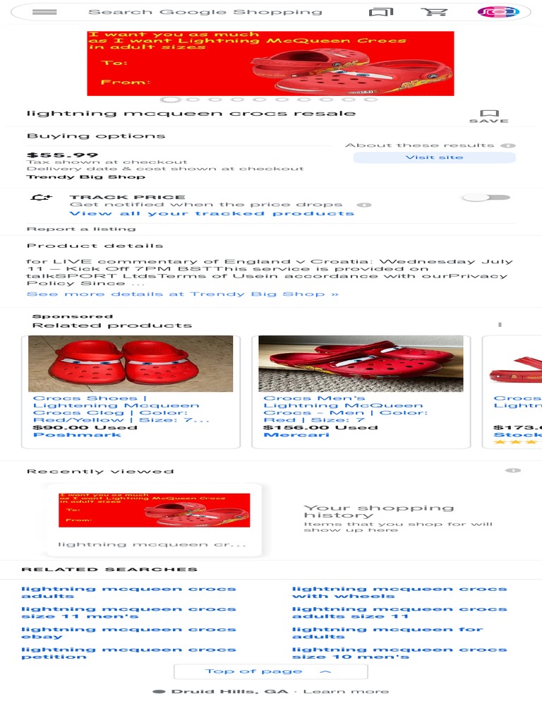 lightning mcqueen crocs resale PDF