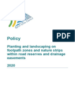 Policy Planting and Landscaping On Footpath Zones and Nature Strips Within Road Reserves and Drainage Easements 2020 Current - Policies