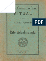 Ritual 1 - Grau Adonhiramita 1954