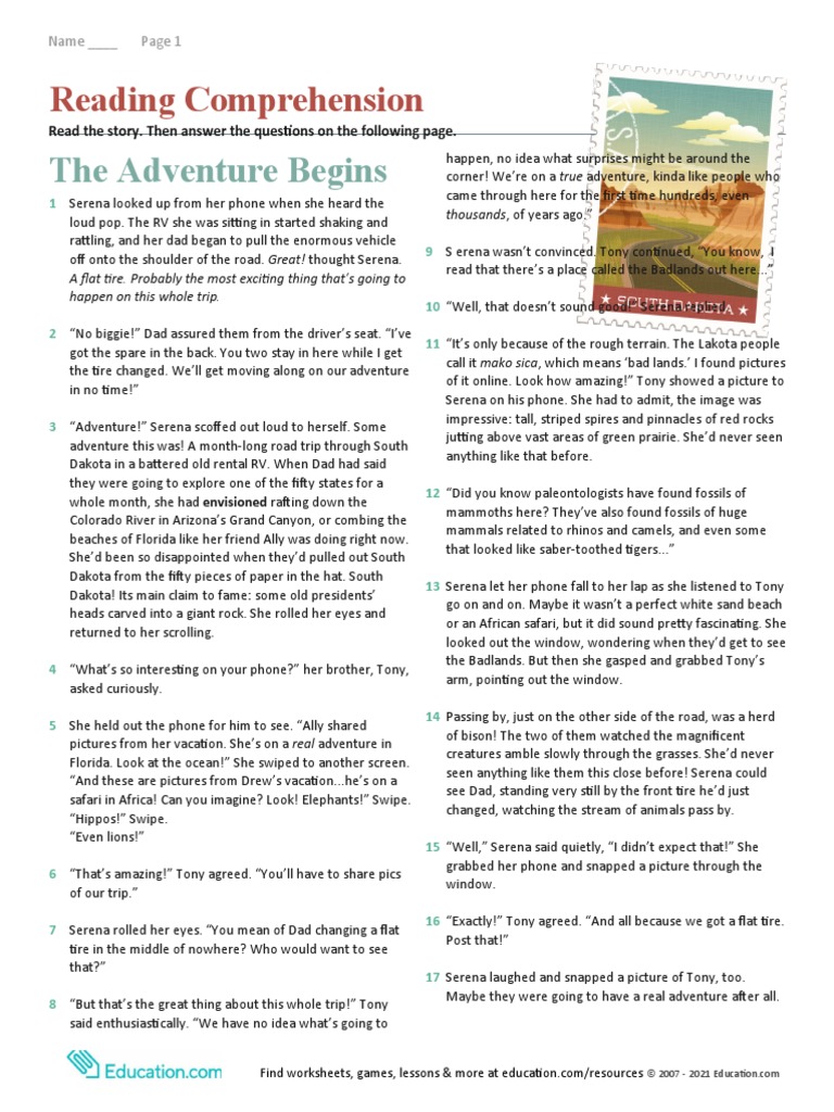 The Adventure Begins | PDF