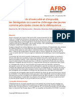 Entre Sentiments D'insécurité Et D'impunité, Les Sénégalais Accusent Le Chômage Des Jeunes Comme Principale Cause de La Délinquance