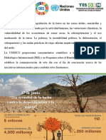 Dia Mundial de La Desertificacion y La Sequia 17 de Junio 2022