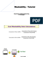 Coal Washability Tutorial