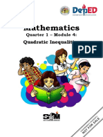Q1 Mathematics 9 - Module 4