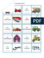 Verkehrs Und Transportmittel 2 Domino Aktivitaten Spiele Bildbeschreibungen Flashkarten - 89922