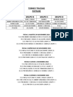 Torneo Truchas Fixture