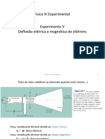Slide Exp. 5 - Def. Elét. E Mag. de Elétrons