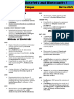 PMLS Biosafety and Biosecurity 1 Definitions and Milestones