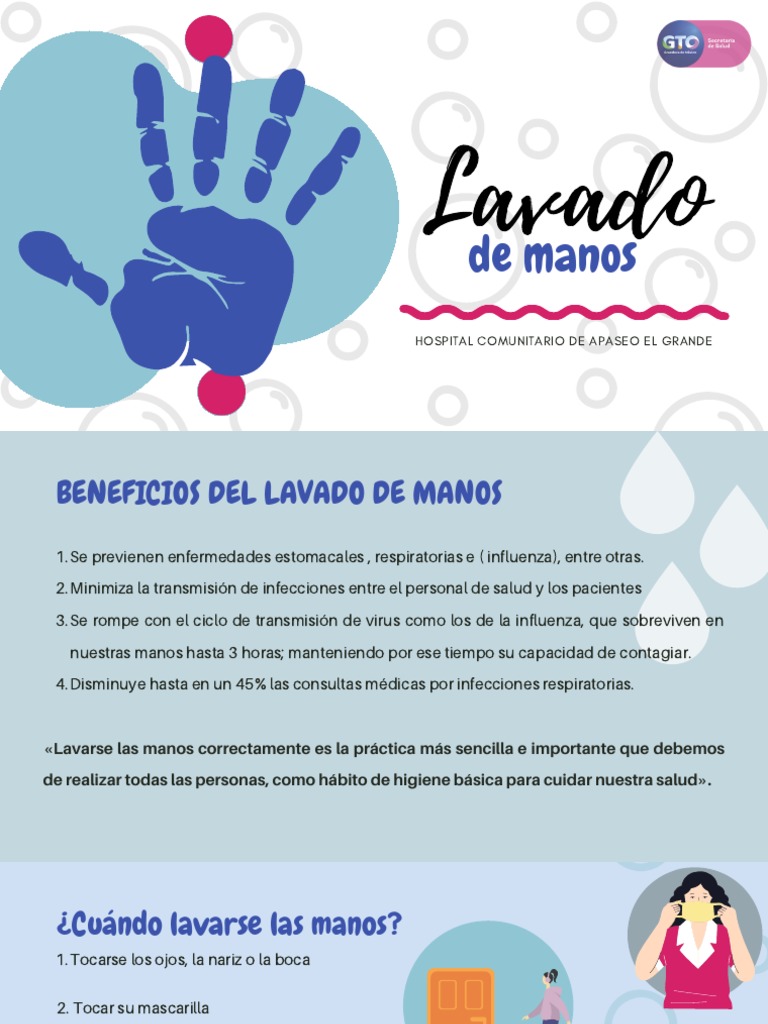 Beneficios del Lavado de Manos en Salud | PDF | Lavado de manos | Higiene