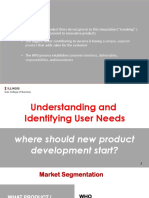 Understanding User Needs