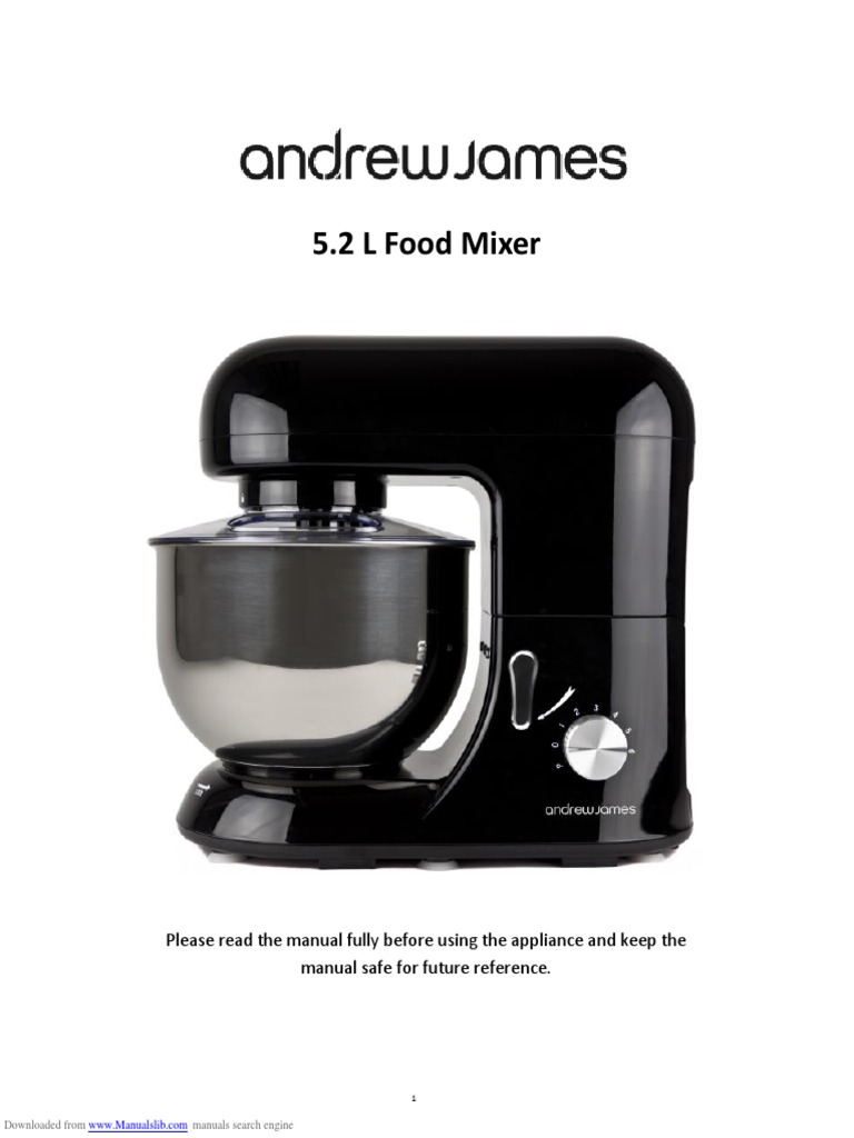 Andrew James Food Mixer PDF Ac Power Plugs And Sockets Cakes