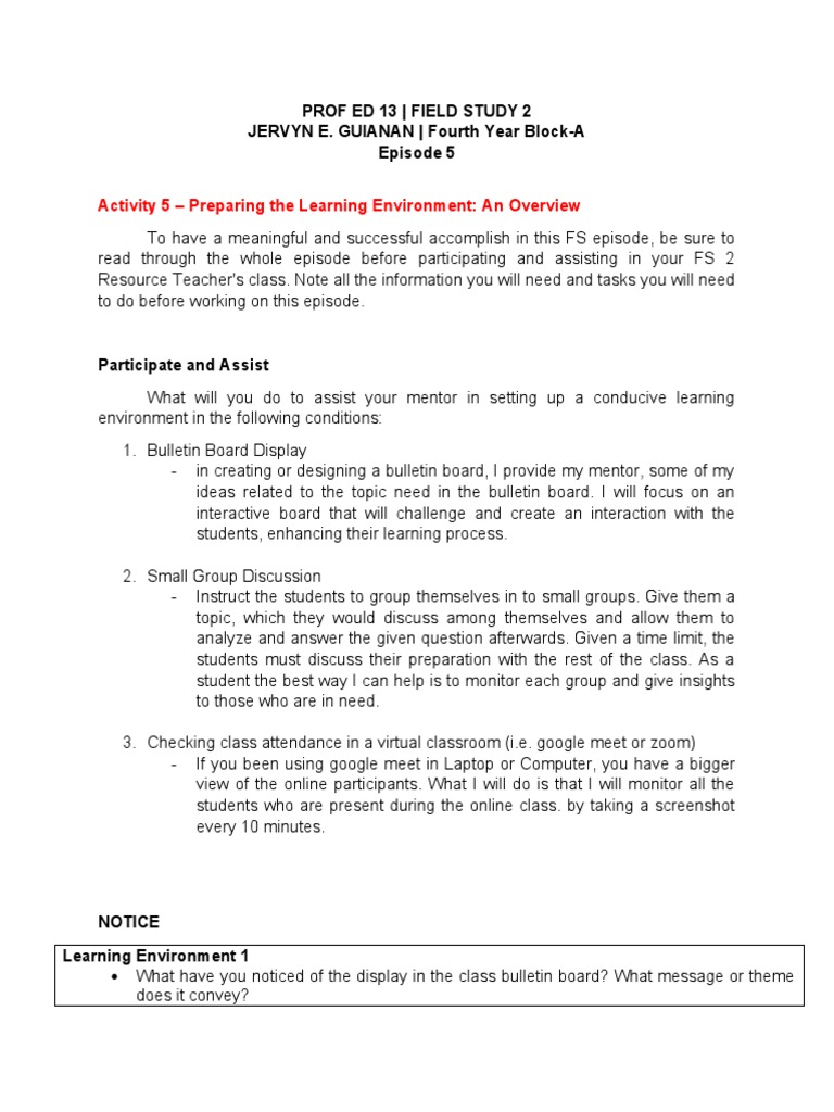 Future Teachers' Classroom Prep | PDF | Learning | Distance Education