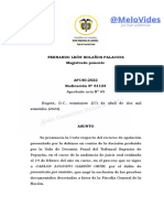 AP140-2022 (61123) Exclusiones Probatorias y Providencias Judiciales - Twitter @MeloVides - Share