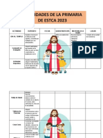 Actividades Primaria ESTCA 2023