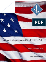 Metodo de Preparacion Al TOEFL PBT 2020