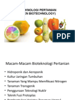 BIOTEKNOLOGI Pertanian