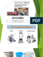 Tools and equipment for fish and food processing
